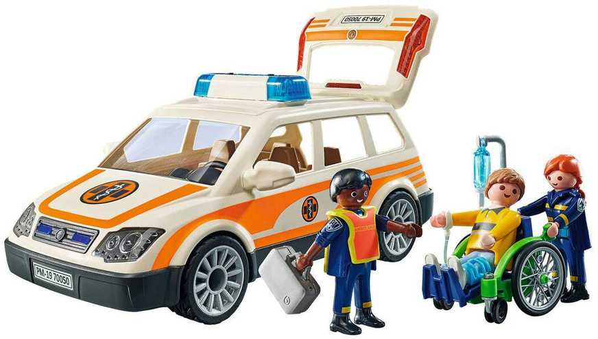 Playmobil City Life 71037 pirmosios pagalbos gydytojo automobilis