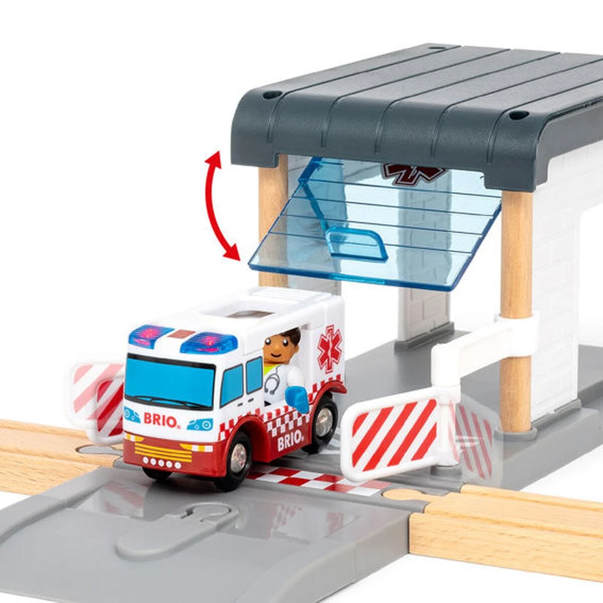 Ravensburger BRIO traukinio bėgių rinkinys Rescue Team 36025