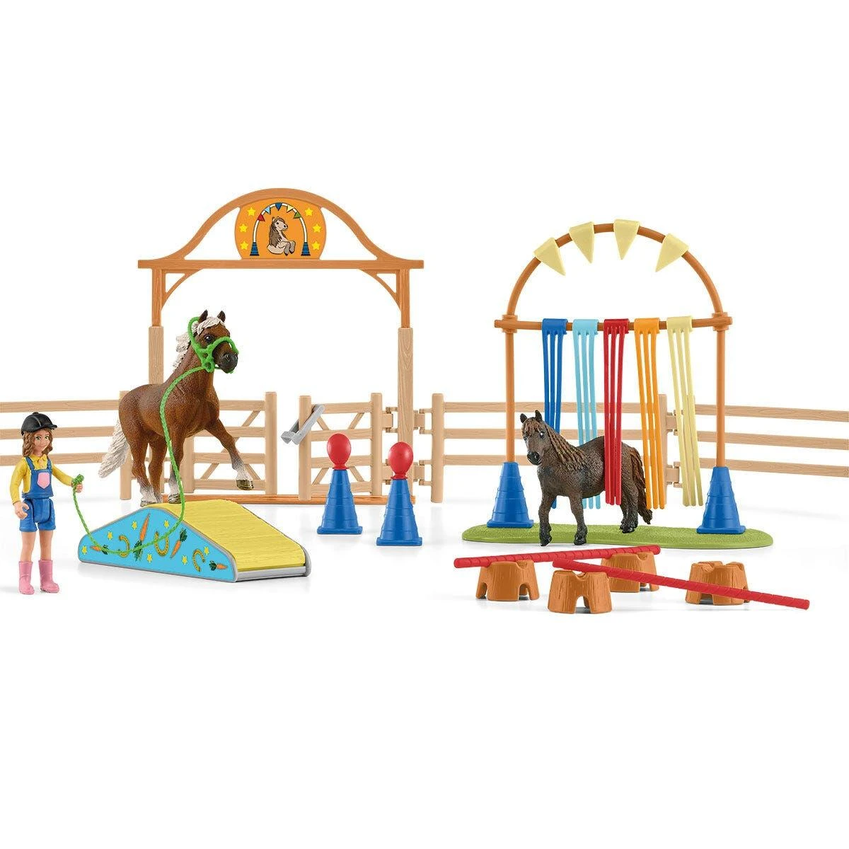 Schleich Farm World 42481 – ponių vikrumo pratimas