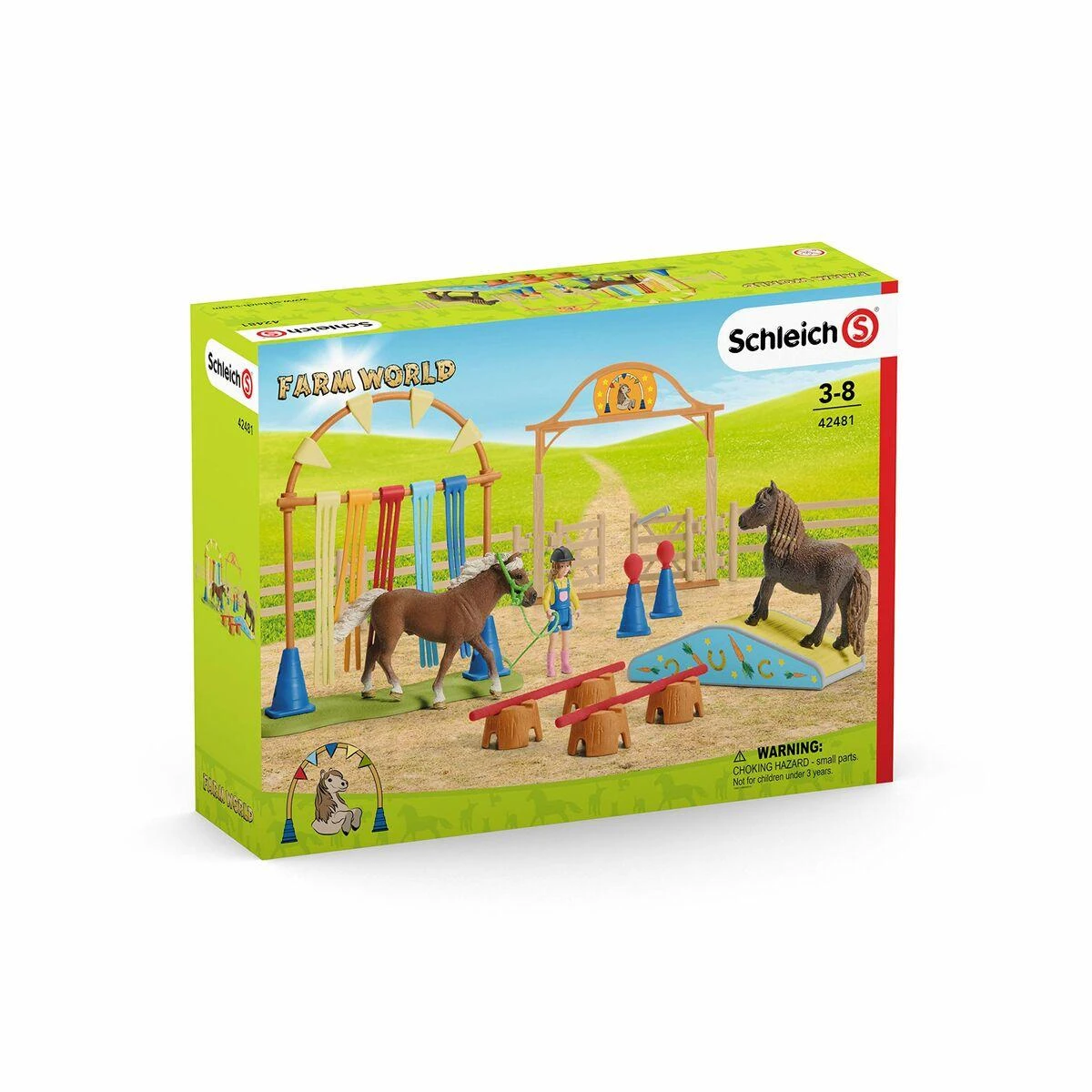 Schleich Farm World 42481 – ponių vikrumo pratimas