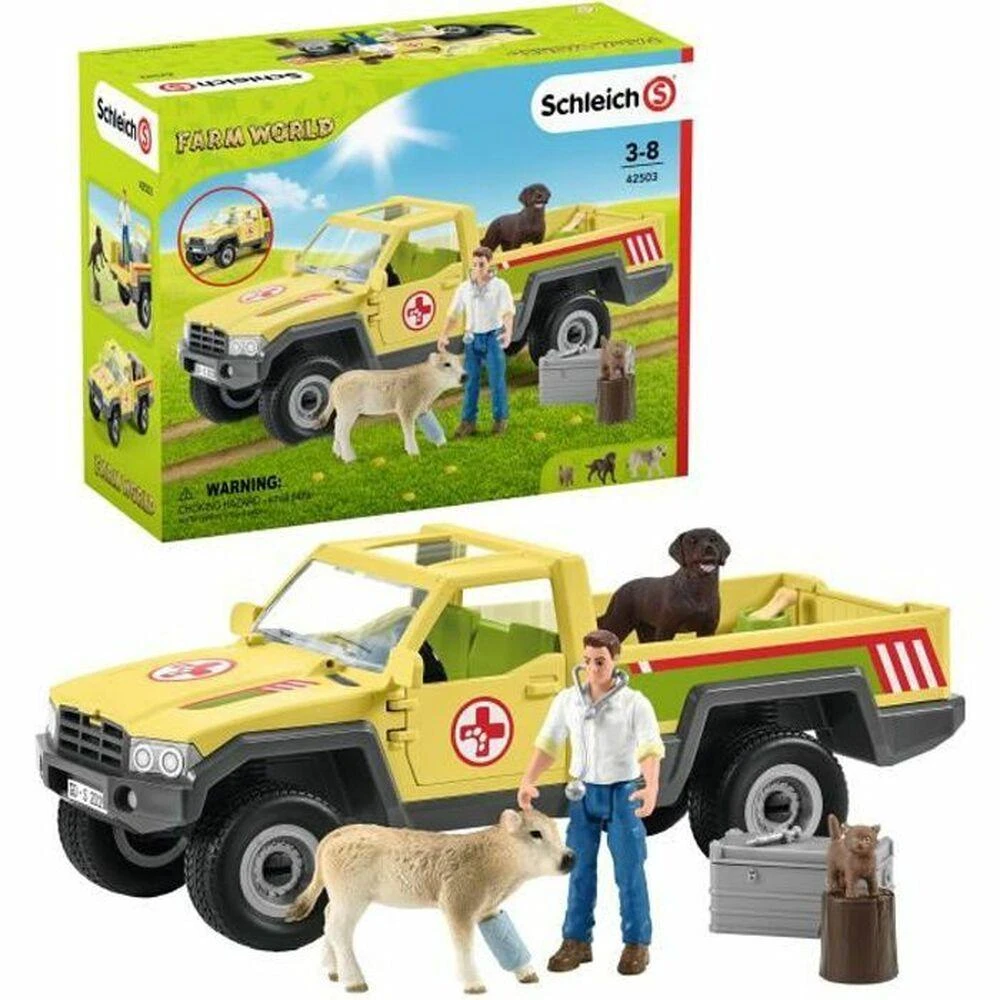 SCHLEICH FARM WORLD Veterinaro Apsilankymas Ūkyje
