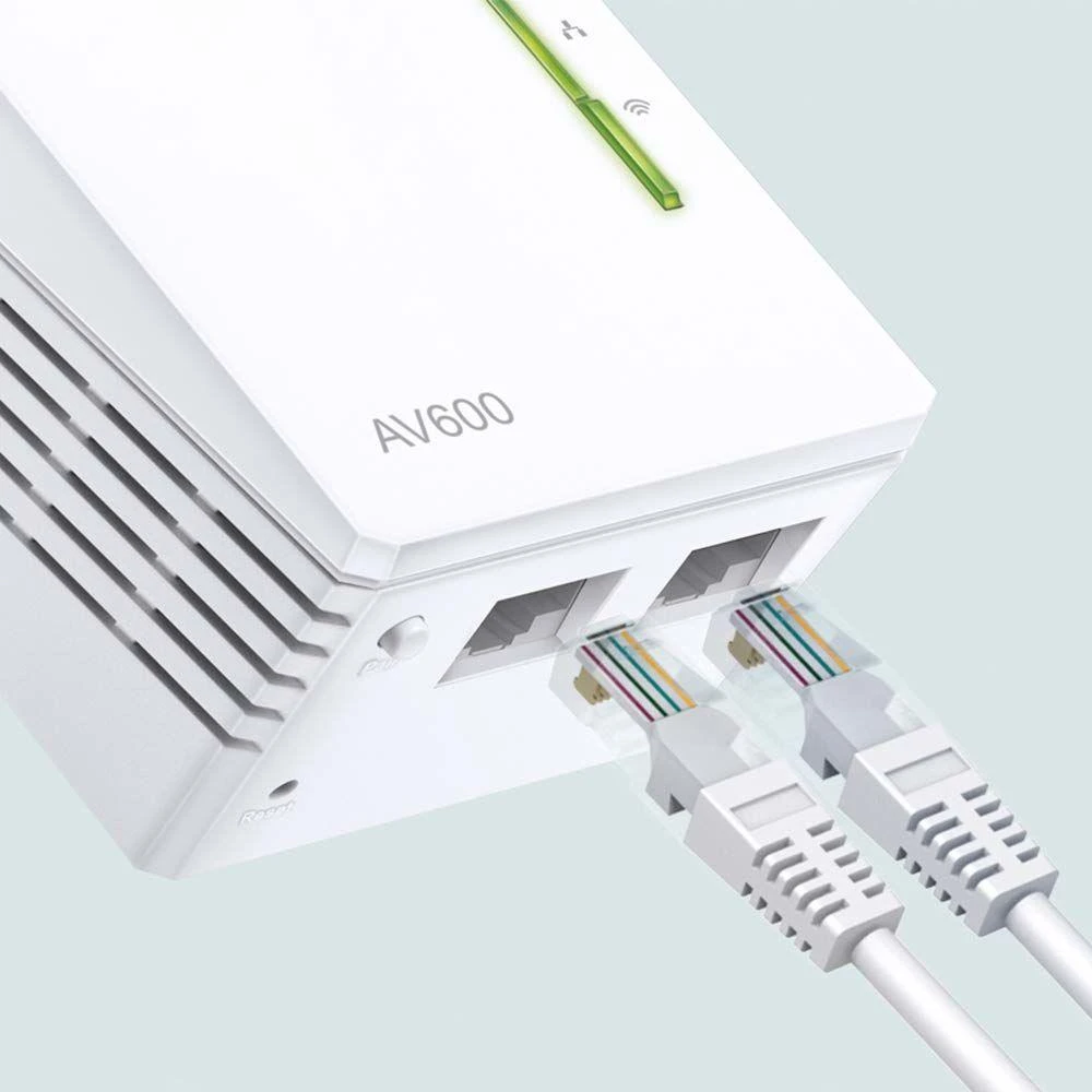 TP-LINK Powerline Wi-Fi rinkinys TL-WPA4221 KIT 10/100 Mbit/s, Ethernet LAN (RJ-45) jungtys 2, 802.11n, 2.4GHz, Wi-Fi duomenų perdavimo sparta (maks.) 600 Mbit/s