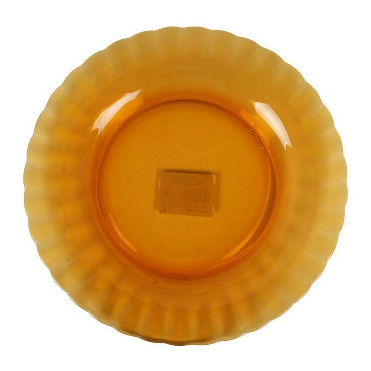 Talerz płytki Duralex PICARDIE AMBER oranžinė 230 x 20 mm - komplektas 6 vnt.