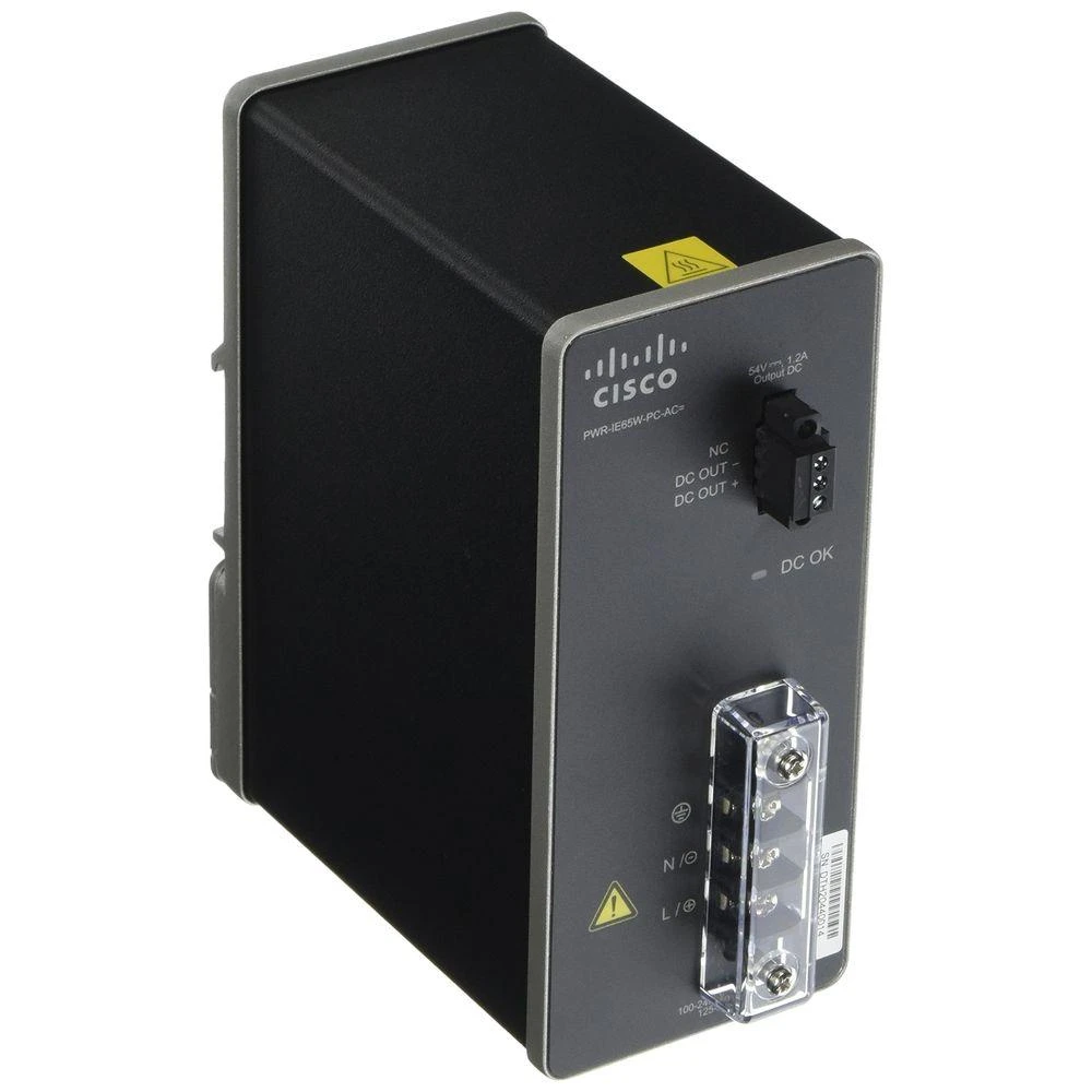 Cisco PWR-IE65W-PC-AC maitinimo modulis iš priekio
