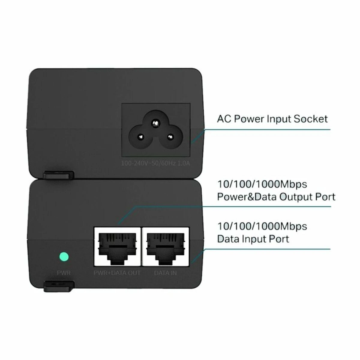 Šakotuvas TP-LINK TP-LINK PoE skirstytuvas PoE skirstytuvas TL-POE160S TLPOE160S (TL-POE160S) (TLPOE160S)