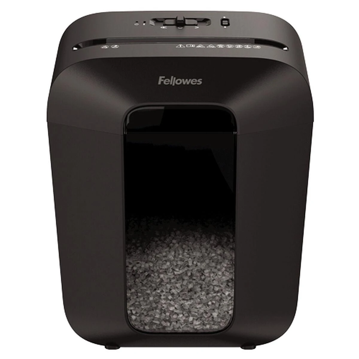 Fellowes Powershred | LX41 | Juodas | 17 L | Kreditinių kortelių smulkinimas | Popieriaus apdorojimo standartas / išvestis 8 lapai per eigą | Mini-Cut smulkintuvas | Garantija 24 mėn.