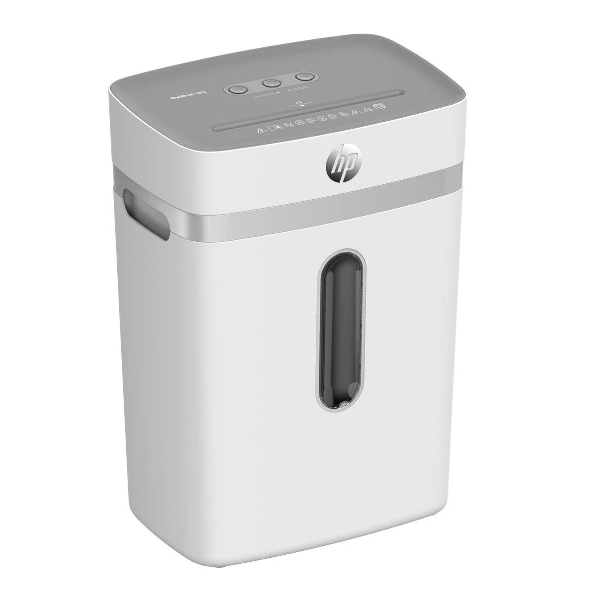 Popieriaus Smulkintuvas - HP Oneshred 12CC 23L Smulkinimas Itin Mažais Gabalėliais