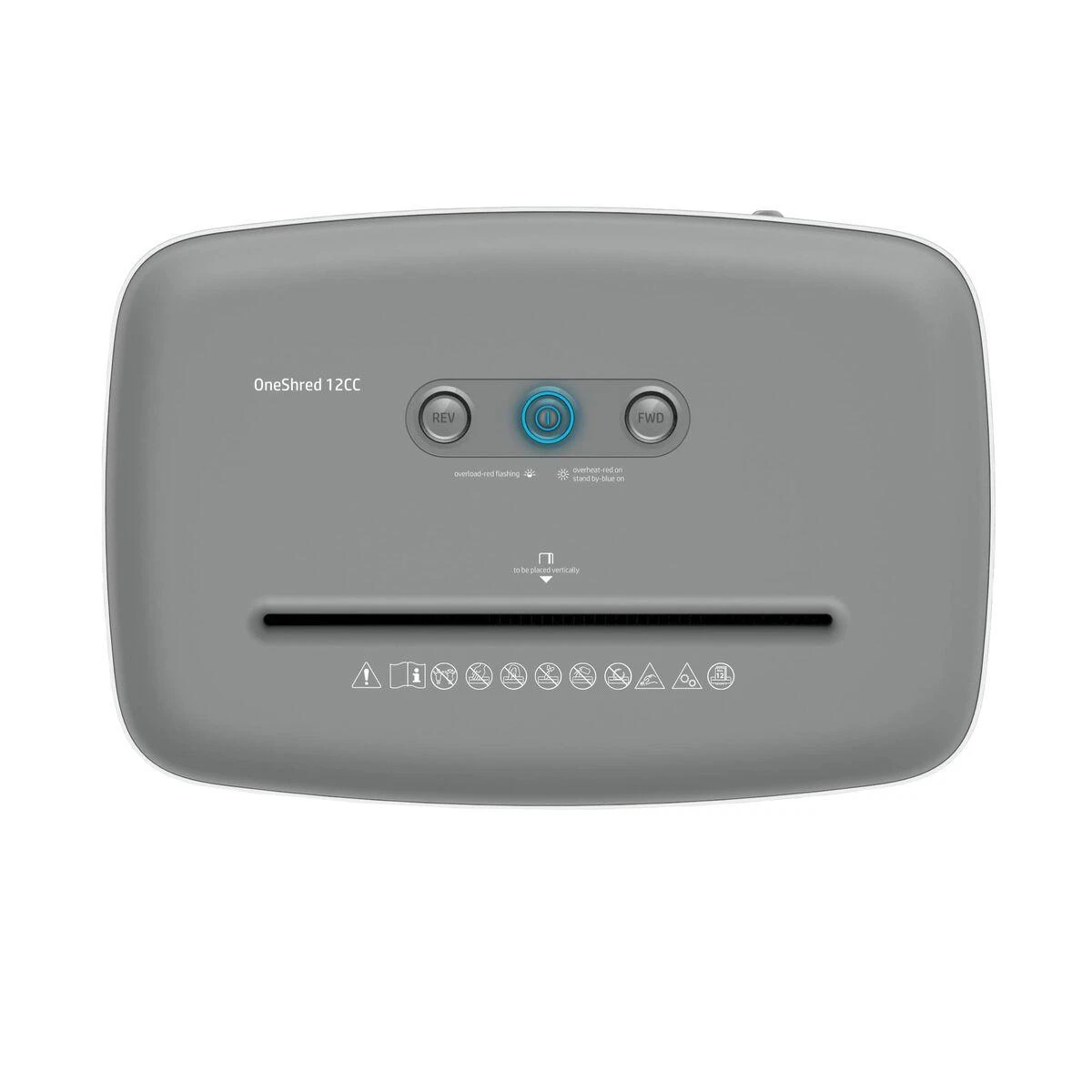 Popieriaus Smulkintuvas - HP Oneshred 12CC 23L Smulkinimas Itin Mažais Gabalėliais