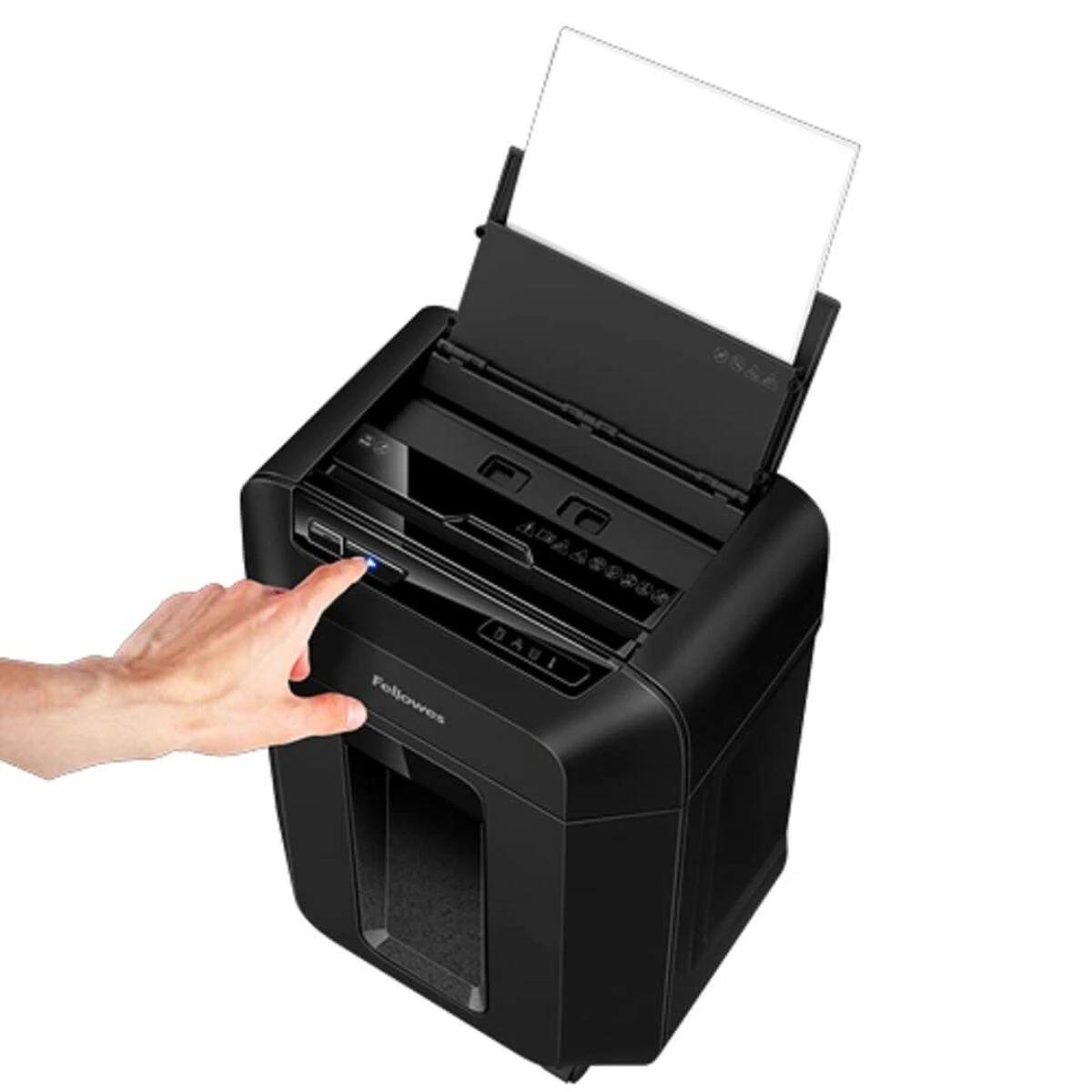 Fellowes Mini-Cut | AutoMAX 80M | Juodas | 17 L | Popieriaus smulkinimas | Kreditinių kortelių smulkinimas