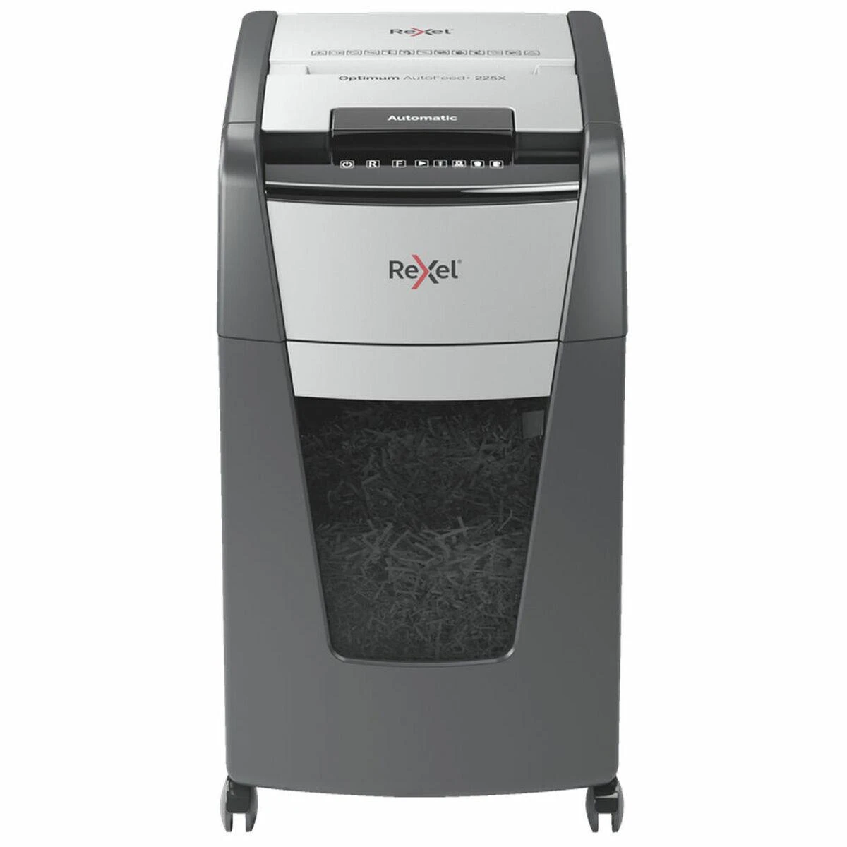 Automatinis dokumentų naikiklis Rexel Optimum Autofeed 225X, 4x25mm, P4, 60l