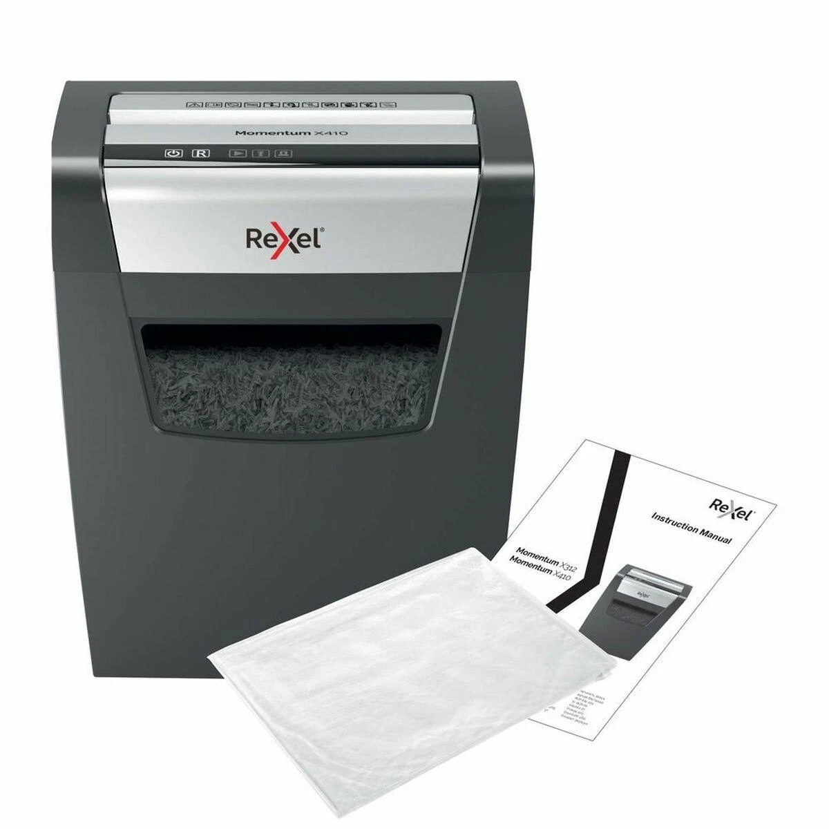 Rexel Momentum X410 smulkintuvas su priedais