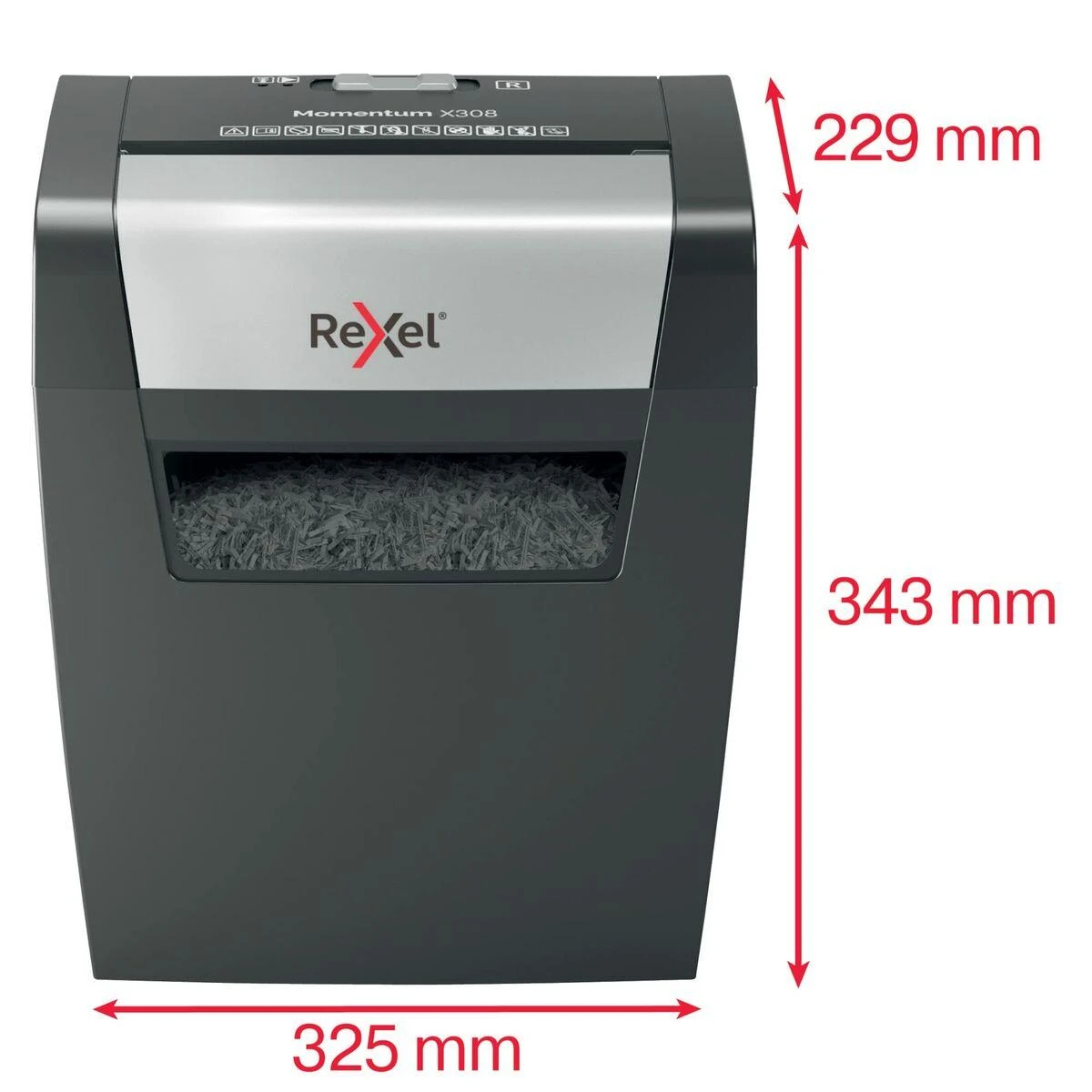 Smulkintuvas dokumentams REXEL MOMENTUM X308 2104570EU