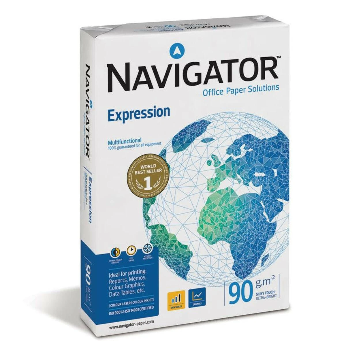 Biuro popierius Navigator Expression, A4, 90g (500) 0701-008