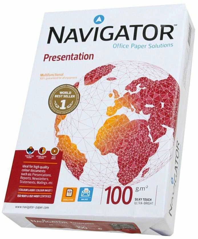 Biuro popierius Navigator, A4, 100g, 500 lapų