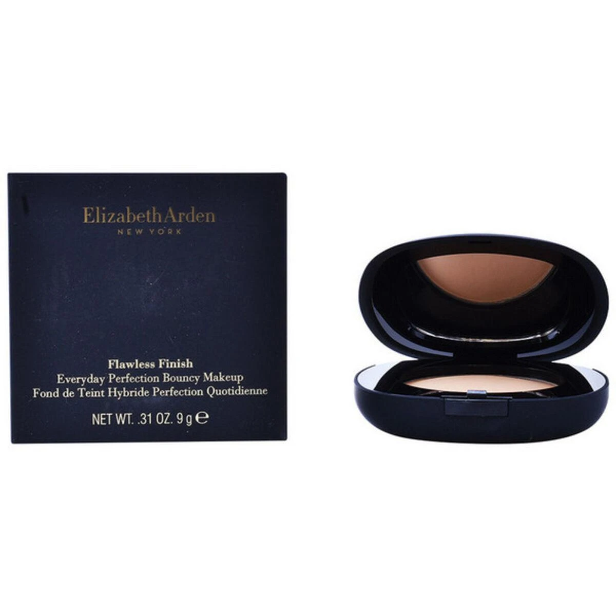 „Pudra Elizabeth Arden Flawless Finish Everyday Perfection Bouncy“ makiažo pagrindas, 12 šiltų pekano riešutų, 9 g