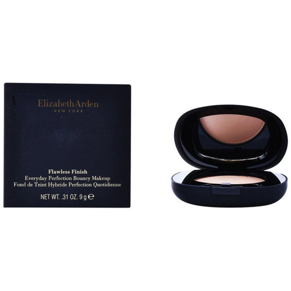 „Pudra Elizabeth Arden Flawless Finish Everyday Perfection Bouncy“ makiažo pagrindas, 12 šiltų pekano riešutų, 9 g