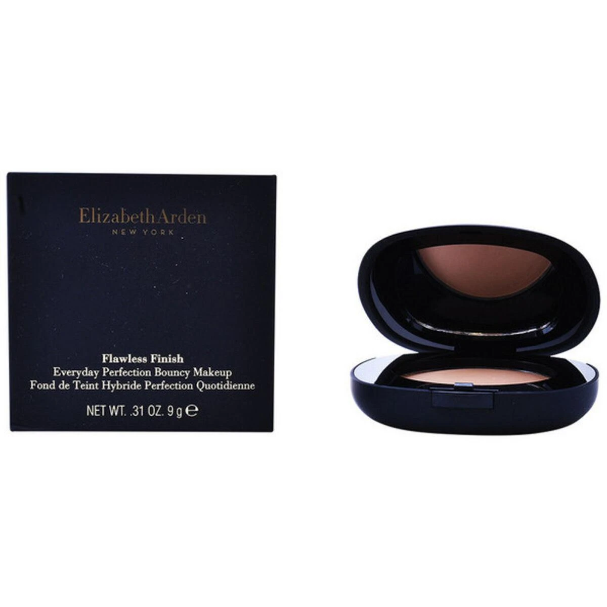 „Pudra Elizabeth Arden Flawless Finish Everyday Perfection Bouncy“ makiažo pagrindas, 12 šiltų pekano riešutų, 9 g