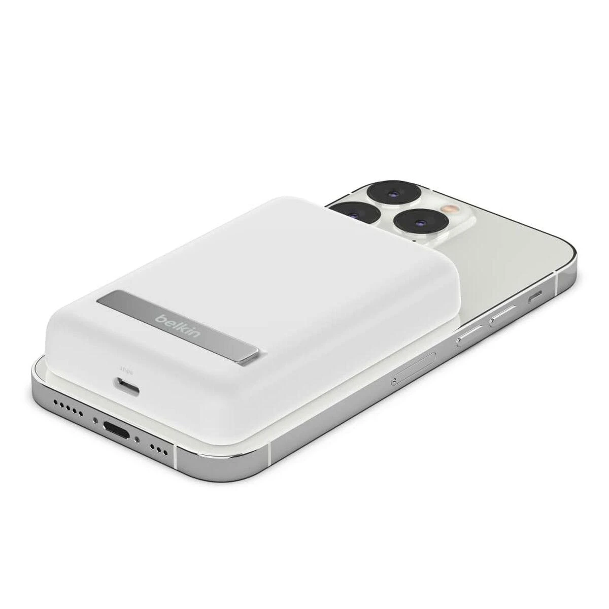 Nešiojama Baterija - Belkin 5000 mAh Belaidis Įkroviklis, Balta