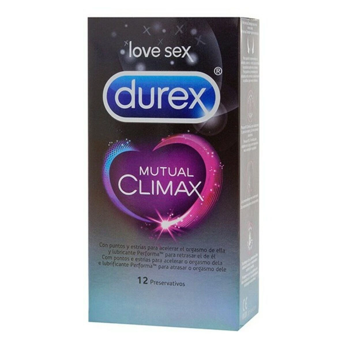 Durex Mutual Climax 12 prezervatyvų