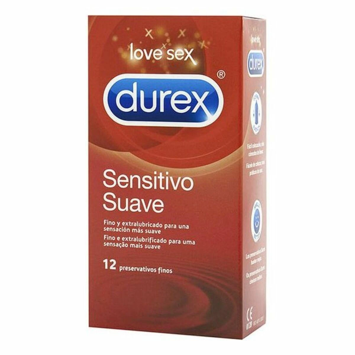 Durex Sensitive Soft 12 vienetų