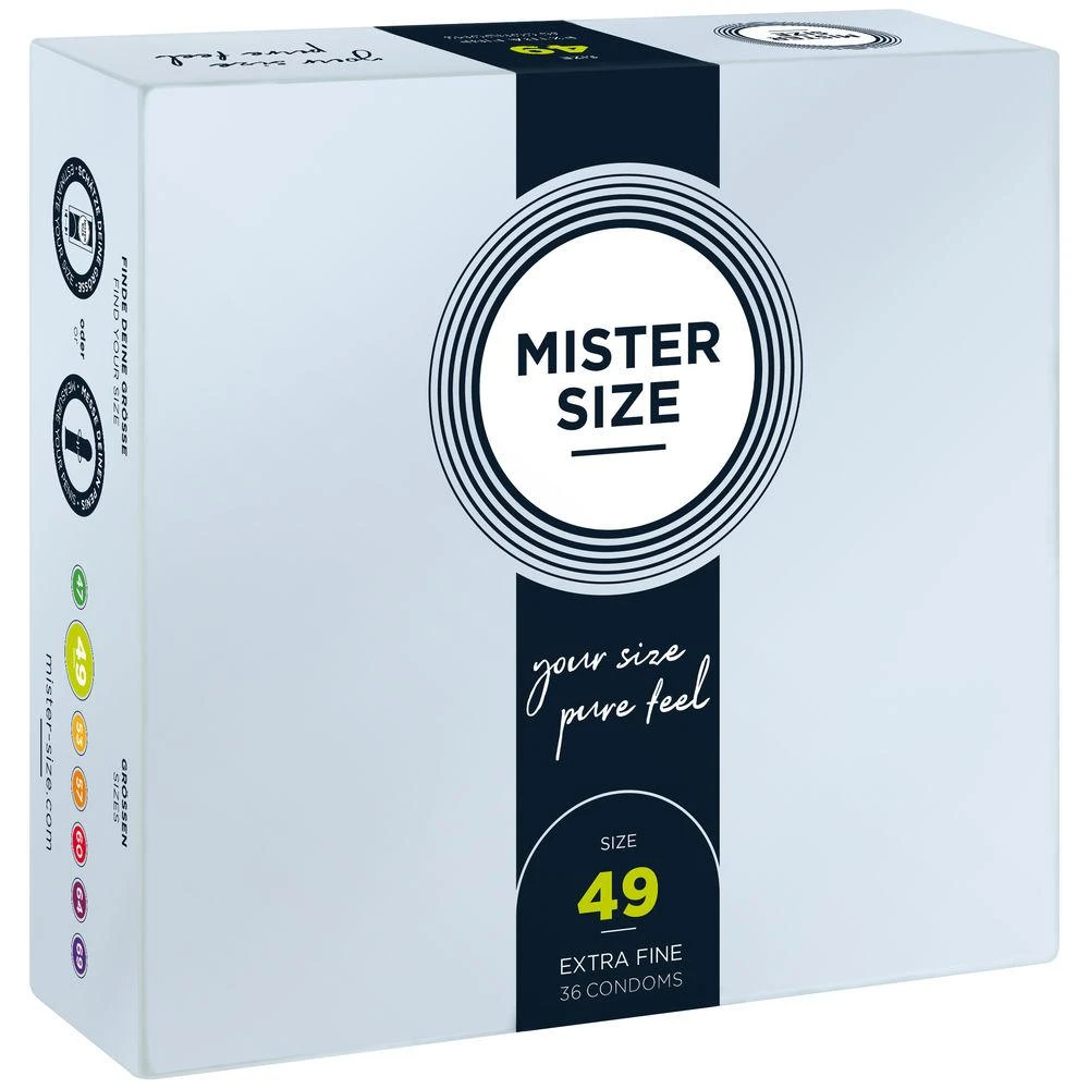 Mister Size 49mm pakuotė po 36 vnt