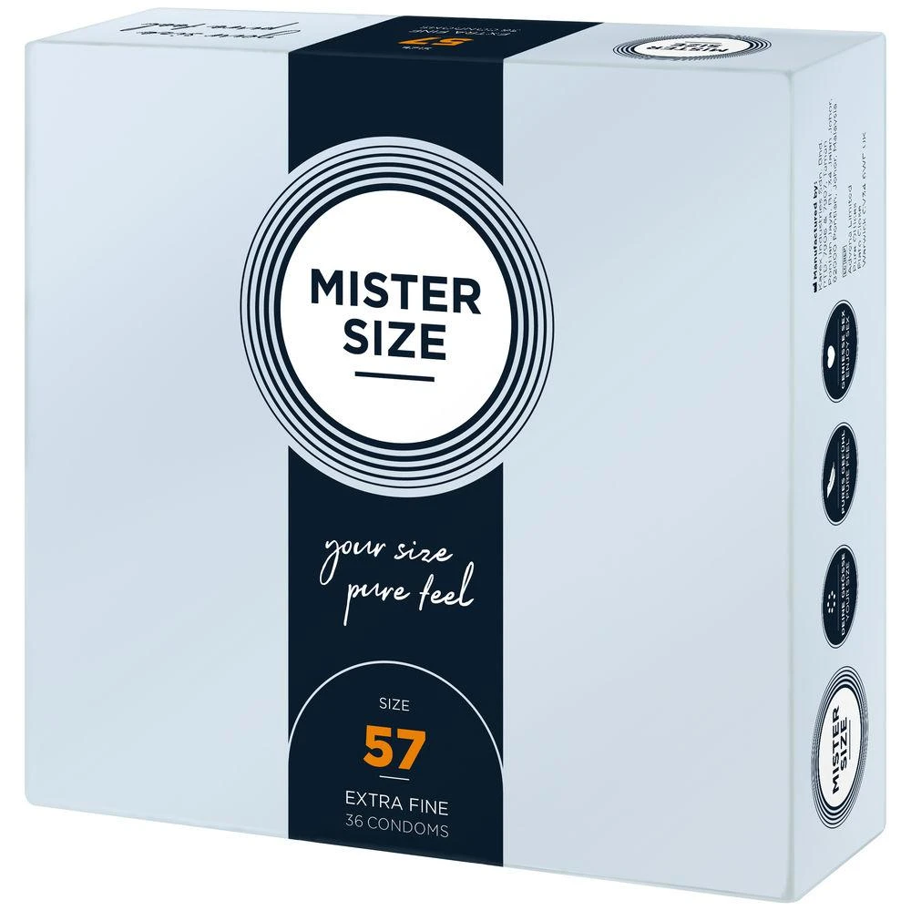 Mister Size 57mm pakuotė po 36 vnt