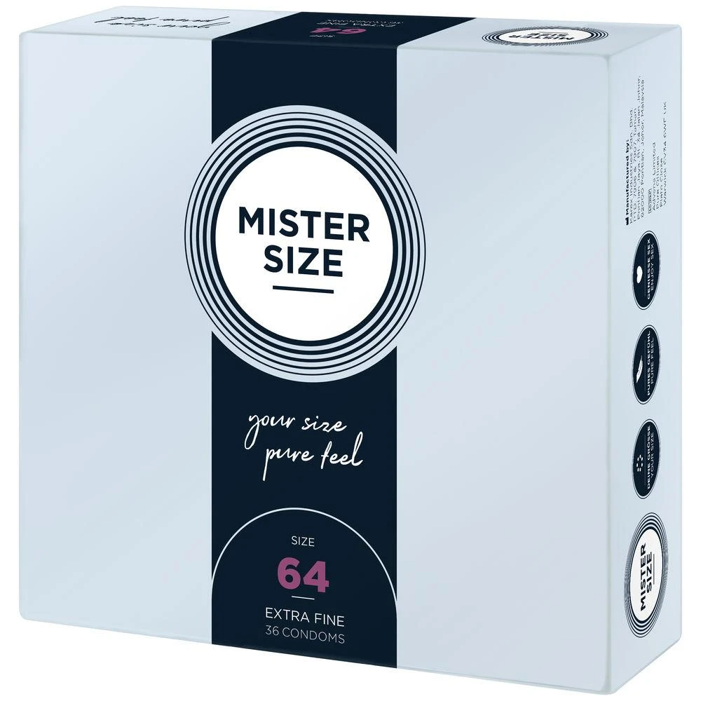 Mister Size 64mm pakuotė po 36 vnt