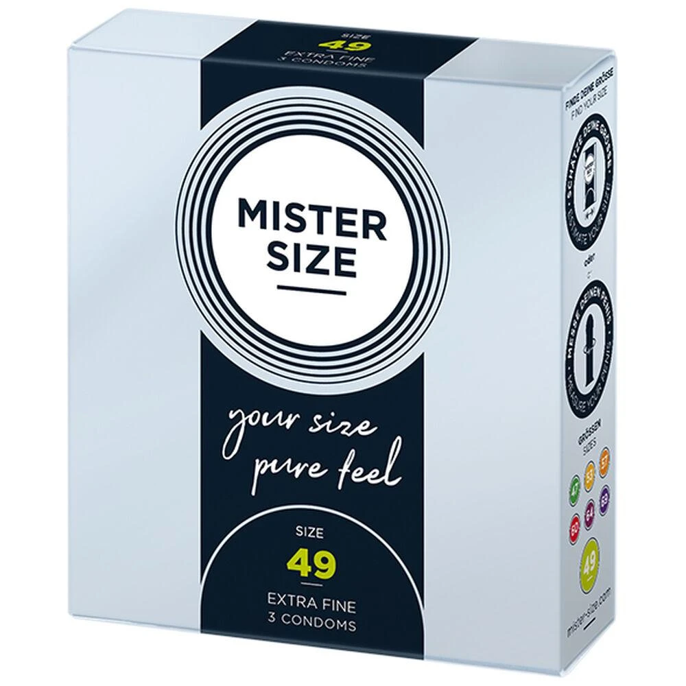 Mister Size 49mm pakuotė po 3 vnt