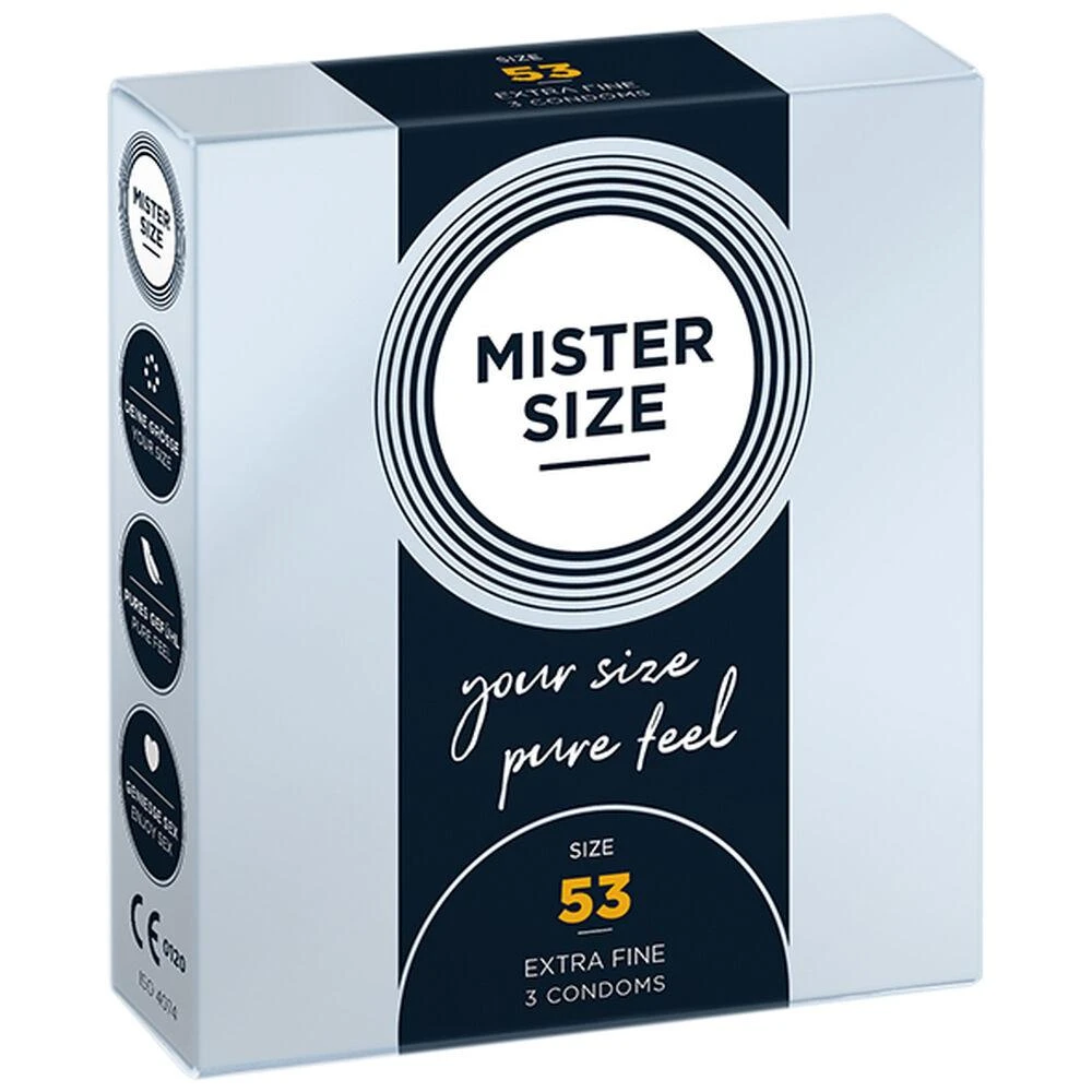 Mister Size 53mm pakuotė 3 vnt