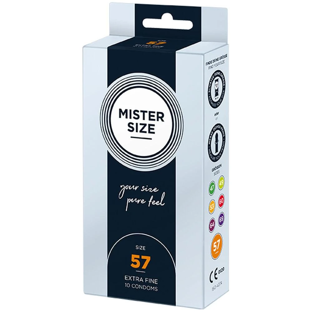 Mister Size 57mm pakuotė po 10 vnt