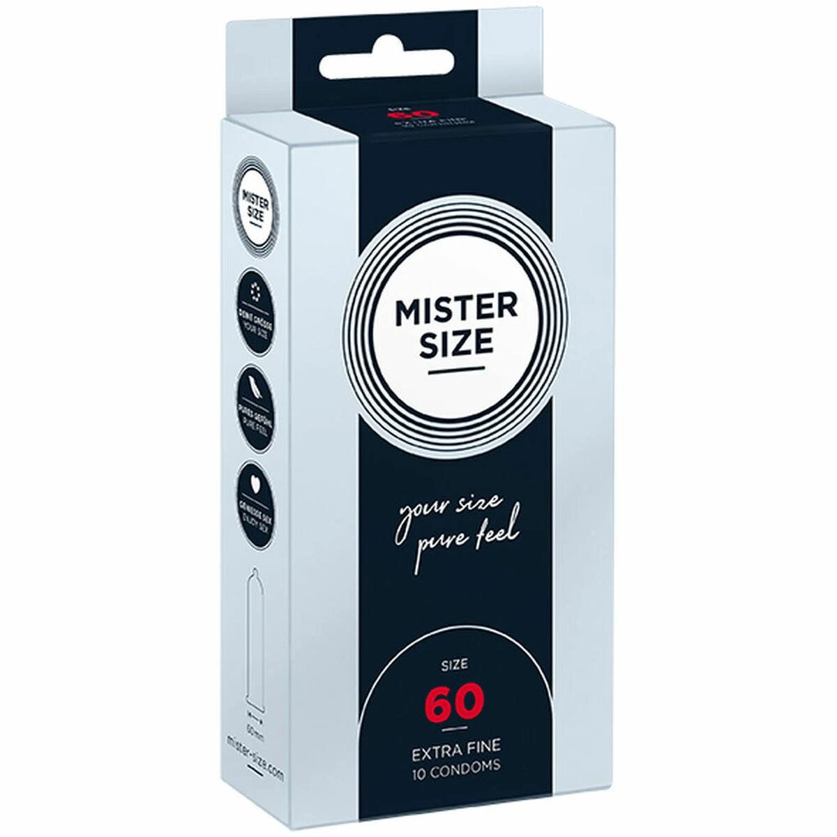 Mister Size 60mm pakuotė po 10 vnt