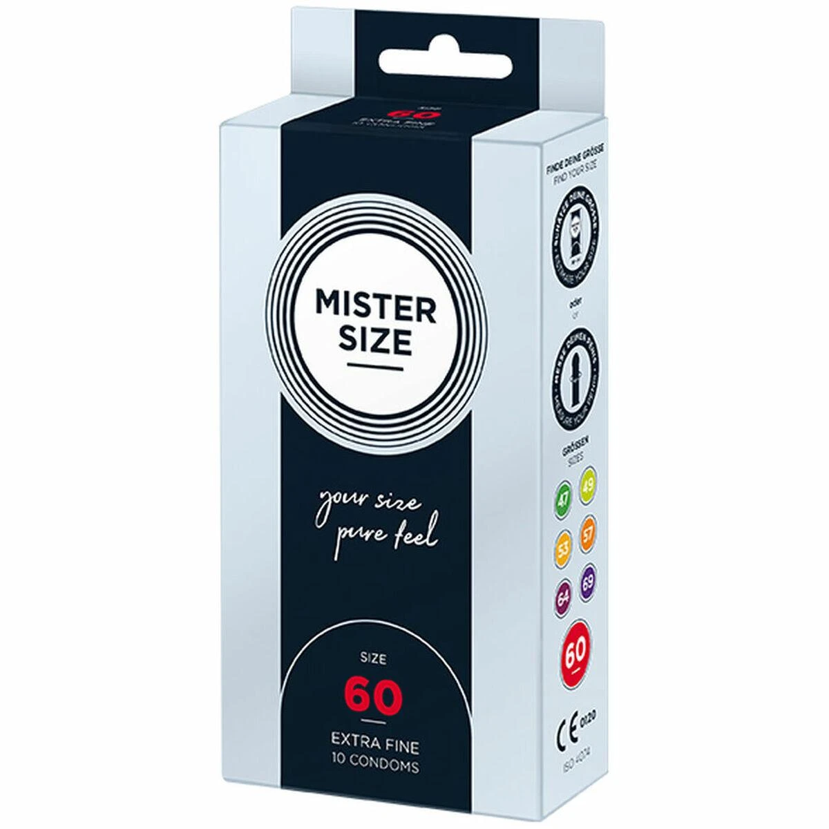 Mister Size 60mm pakuotė po 10 vnt