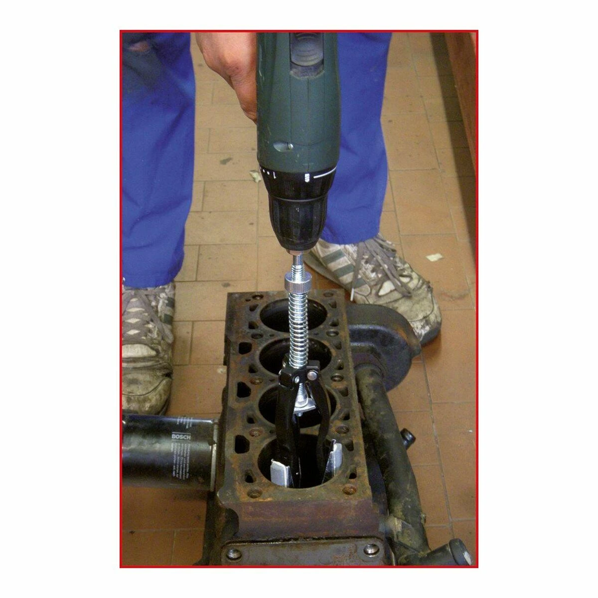 Įrankis cilindro honingavimui 3-kojelių, Ø32-89mm, KS Tools
