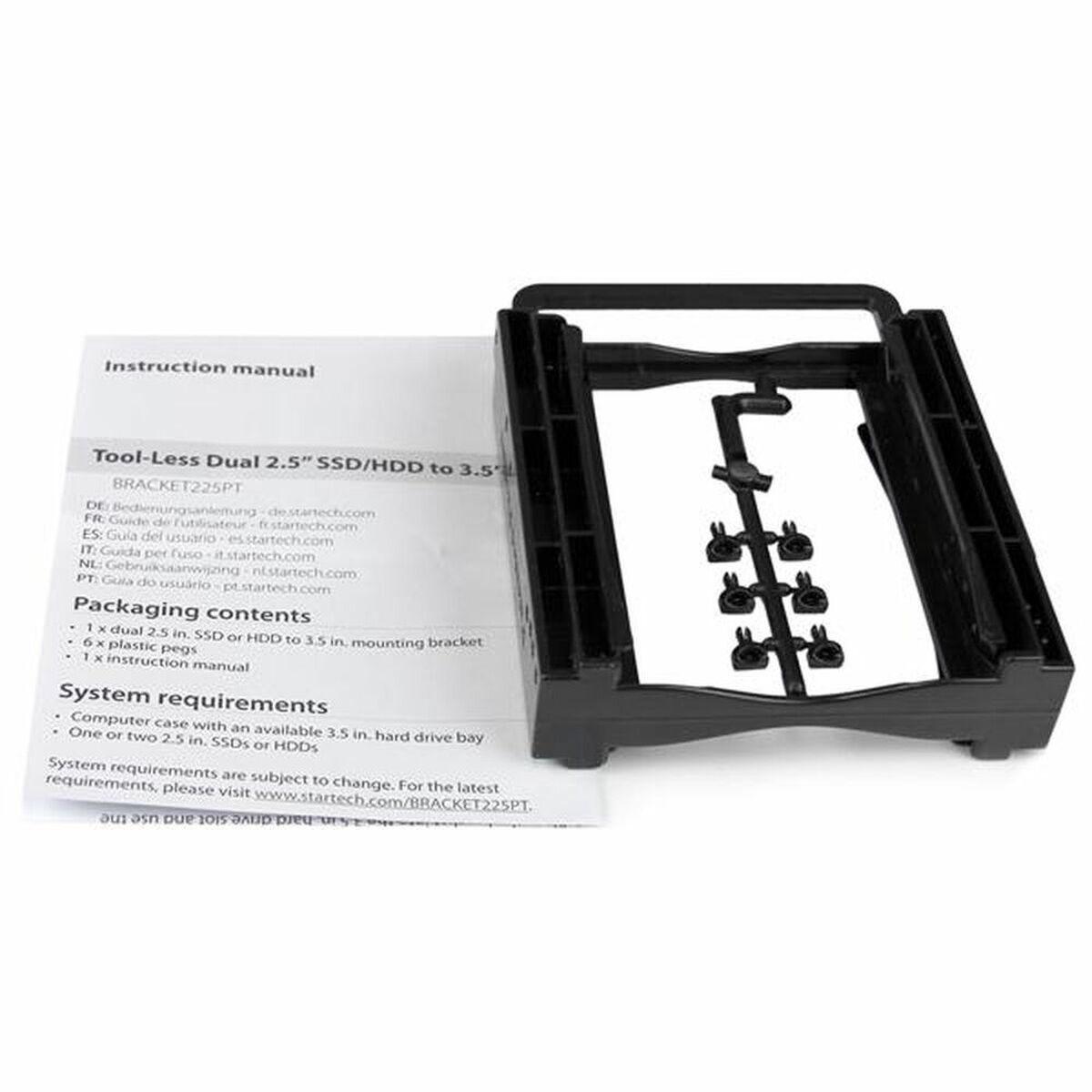 „StarTech“ tvirtinimo rėmas 2 x 2,5 colio diskams (BRACKET225PT)