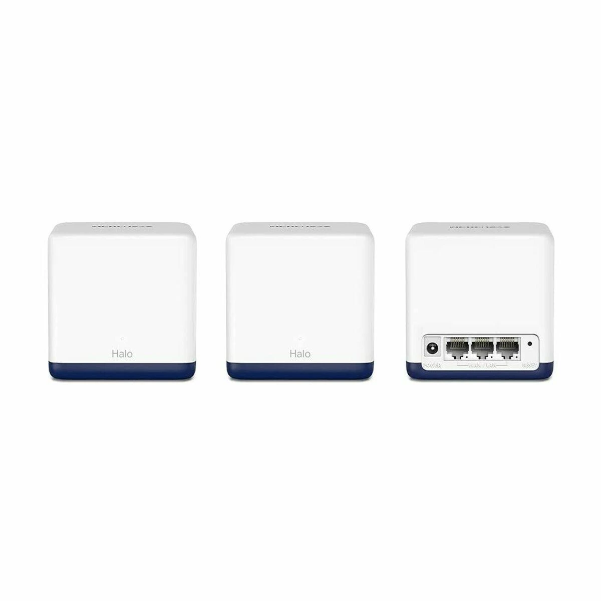 Maršrutizatorius TP-Link „Mercusys“ | AC1900 viso namo tinklinio „Wi-Fi“ sistema | „Halo H50G“ (3 vnt. pakuotė) | 802.11ac | 1300+600 Mbps | Ethernet LAN (RJ-45) jungtys 3 | Tinklo palaikymas: Taip | MU-MiMO: Taip | Mobilusis plačiajuostis ryšys: Be