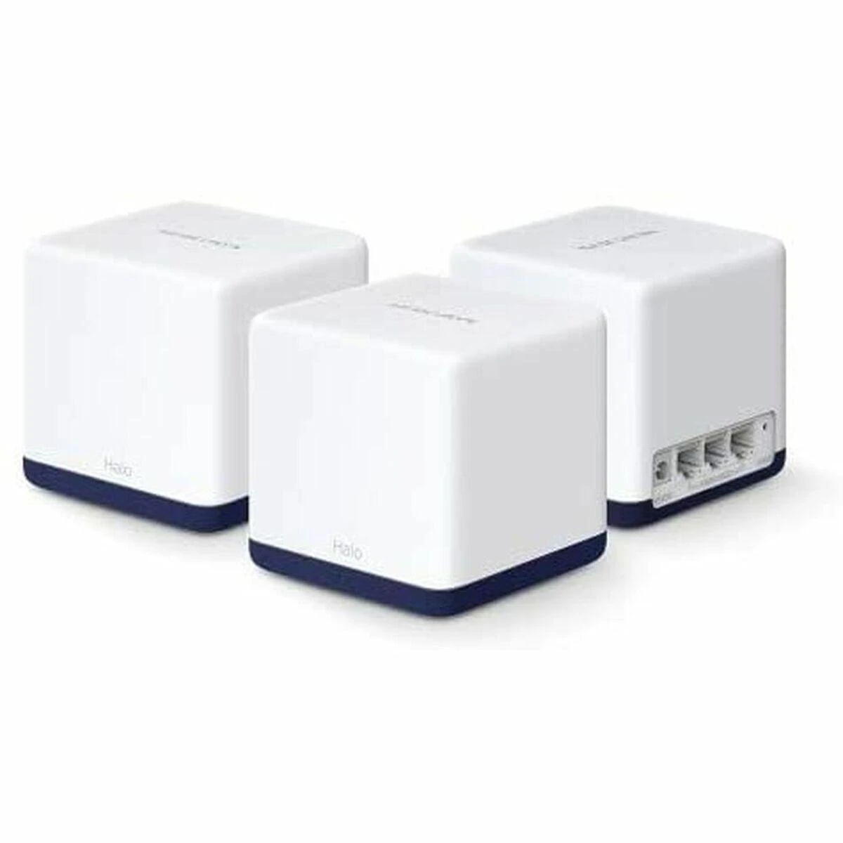 Maršrutizatorius TP-Link „Mercusys“ | AC1900 viso namo tinklinio „Wi-Fi“ sistema | „Halo H50G“ (3 vnt. pakuotė) | 802.11ac | 1300+600 Mbps | Ethernet LAN (RJ-45) jungtys 3 | Tinklo palaikymas: Taip | MU-MiMO: Taip | Mobilusis plačiajuostis ryšys: Be