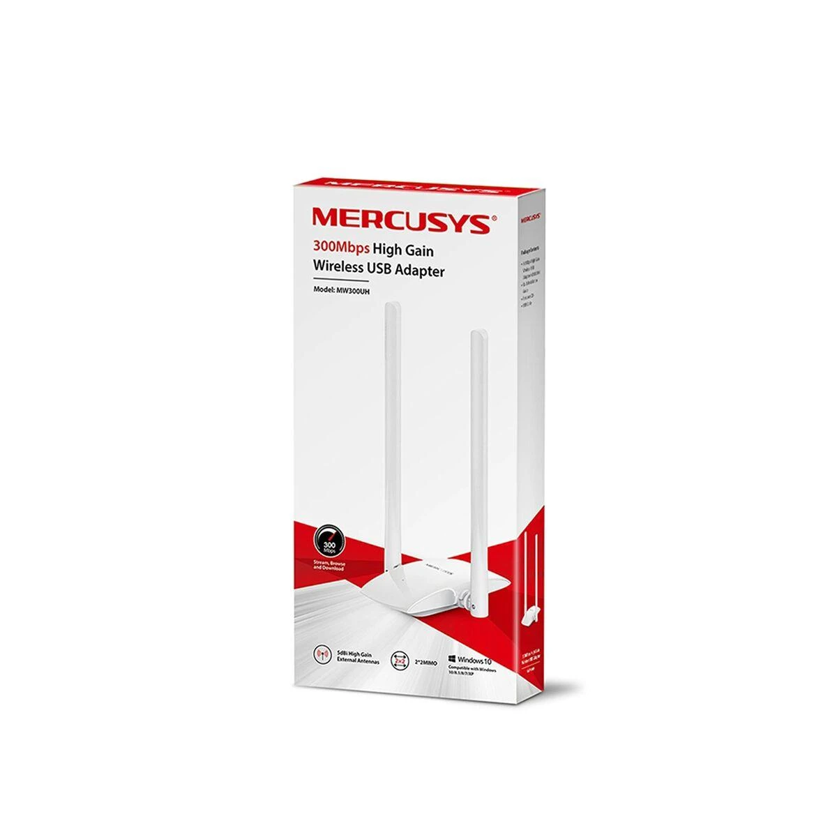 TP-Link Karta jungiama į tinklą Mercusys MW300UH WiFi N300 USB