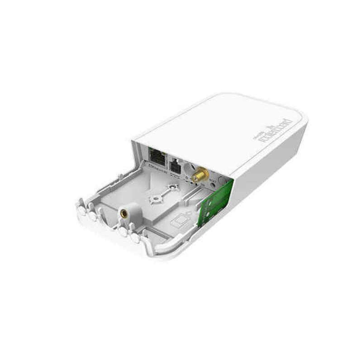 Mikrotik wAP LoRa8 rinkinys maršrutizatorius - 300 Mbps, LAN 10/100 Mbps, 9-30V maitinimo šaltinis, tvirtinamas prie lubų, baltas korpusas, vidinė ir išorinė antena, Atheros QCA9531 650 MHz, 16 MB Flash