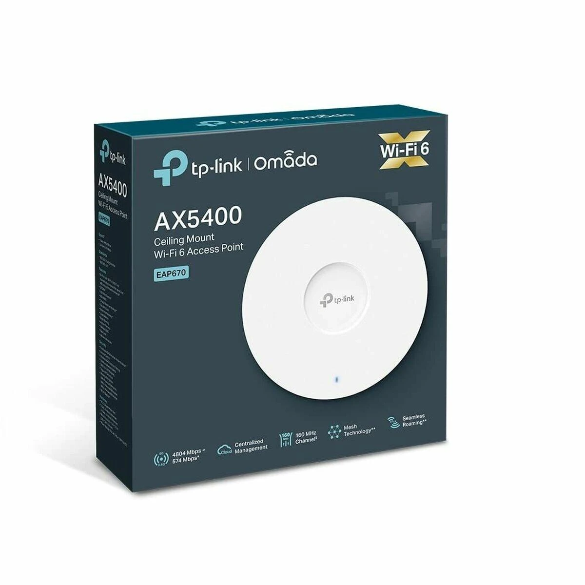 Maršrutizatorius TP-LINK Omada EAP670 WIFI6 AX5400