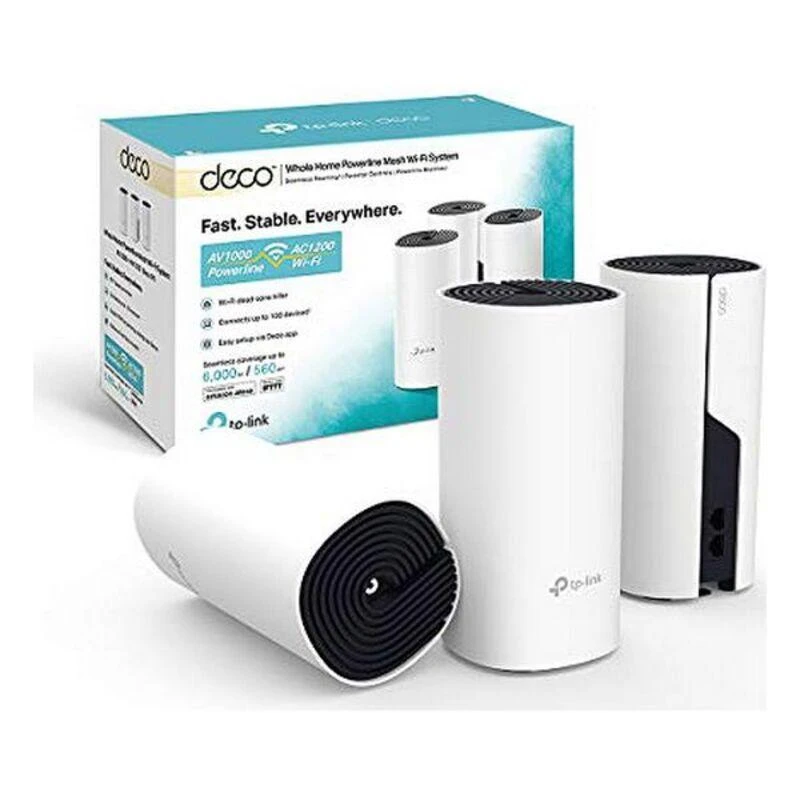 Maršrutizatorius Prieigos taško belaidis WiFi TP-LINK Deco P9 (3 paketas) (300 Mb/s – 802.11 b/g/n, 867 Mb/s – 802.11 a/n/ac)