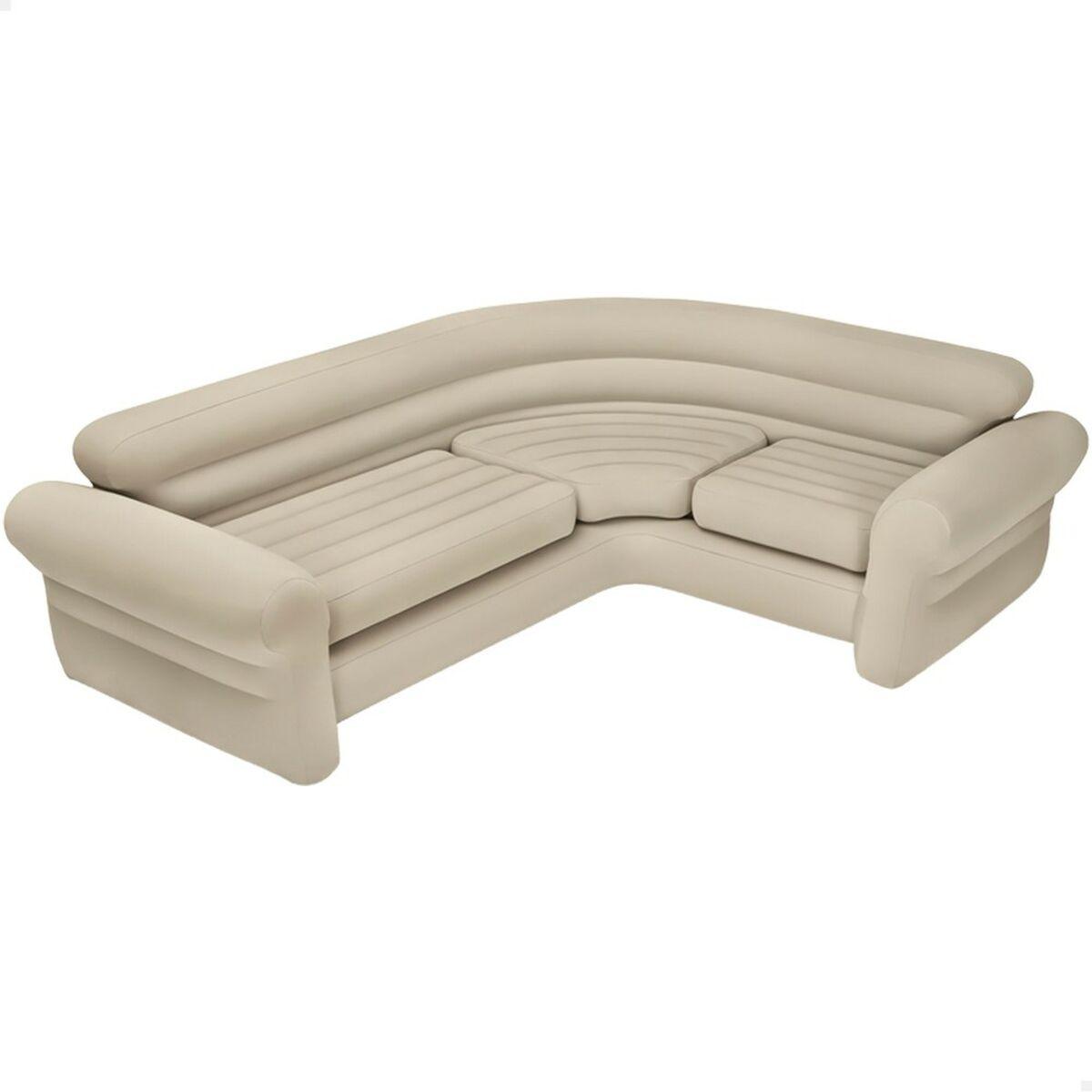 Intex pripučiama kampinė sofa, 257x203x76 cm 68575NP