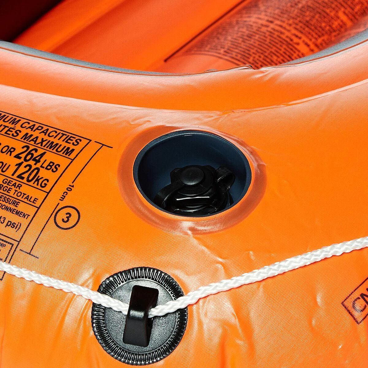 Oars Intex Explorer Pro 300 komplektas pripučiama valtis su irklais ir siurbliu Raudona/Geltona