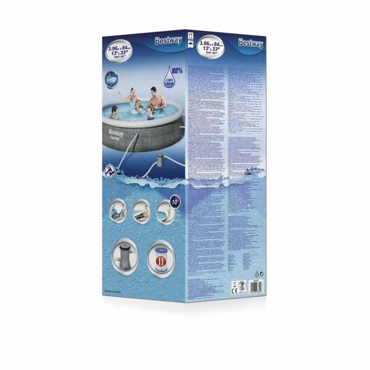 BESTWAY baseinas 3.96m x 84cm, 57376