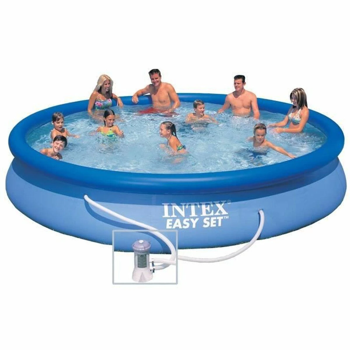 Baseinas INTEX Easy Set 457X84 cm su filtravimo pompa