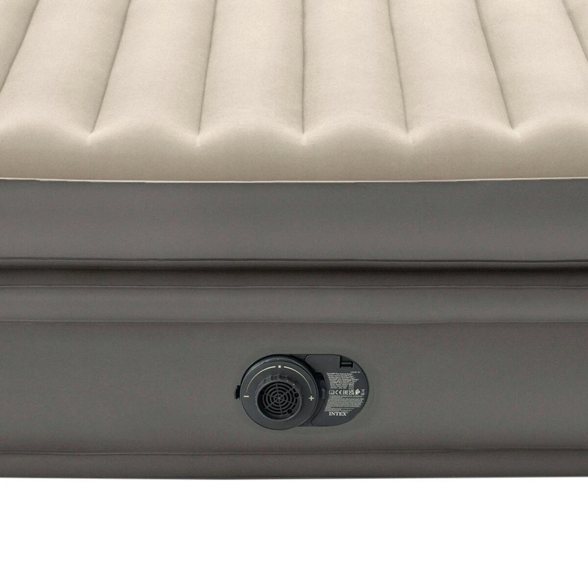 Pripučiamas čiužinys-lova INTEX Queen Comfort Elevated , Airbed W/Fiber-Tech RP su pompa,152x203x51cm