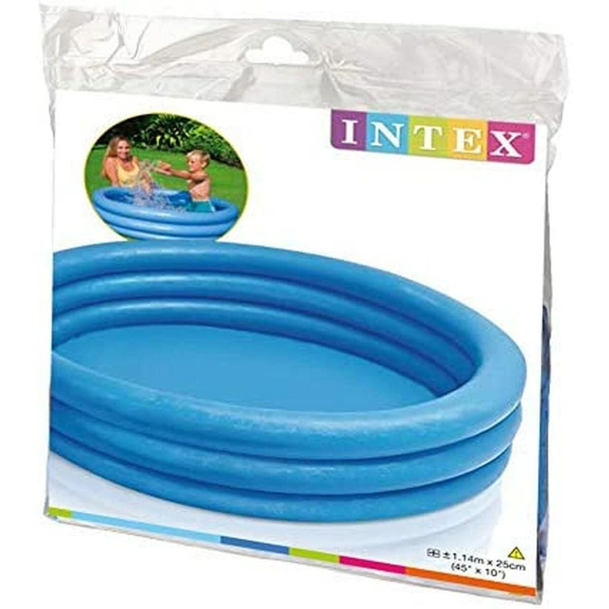 Mėlynas pripučiamas baseinas 114 x 25 cm INTEX 59416