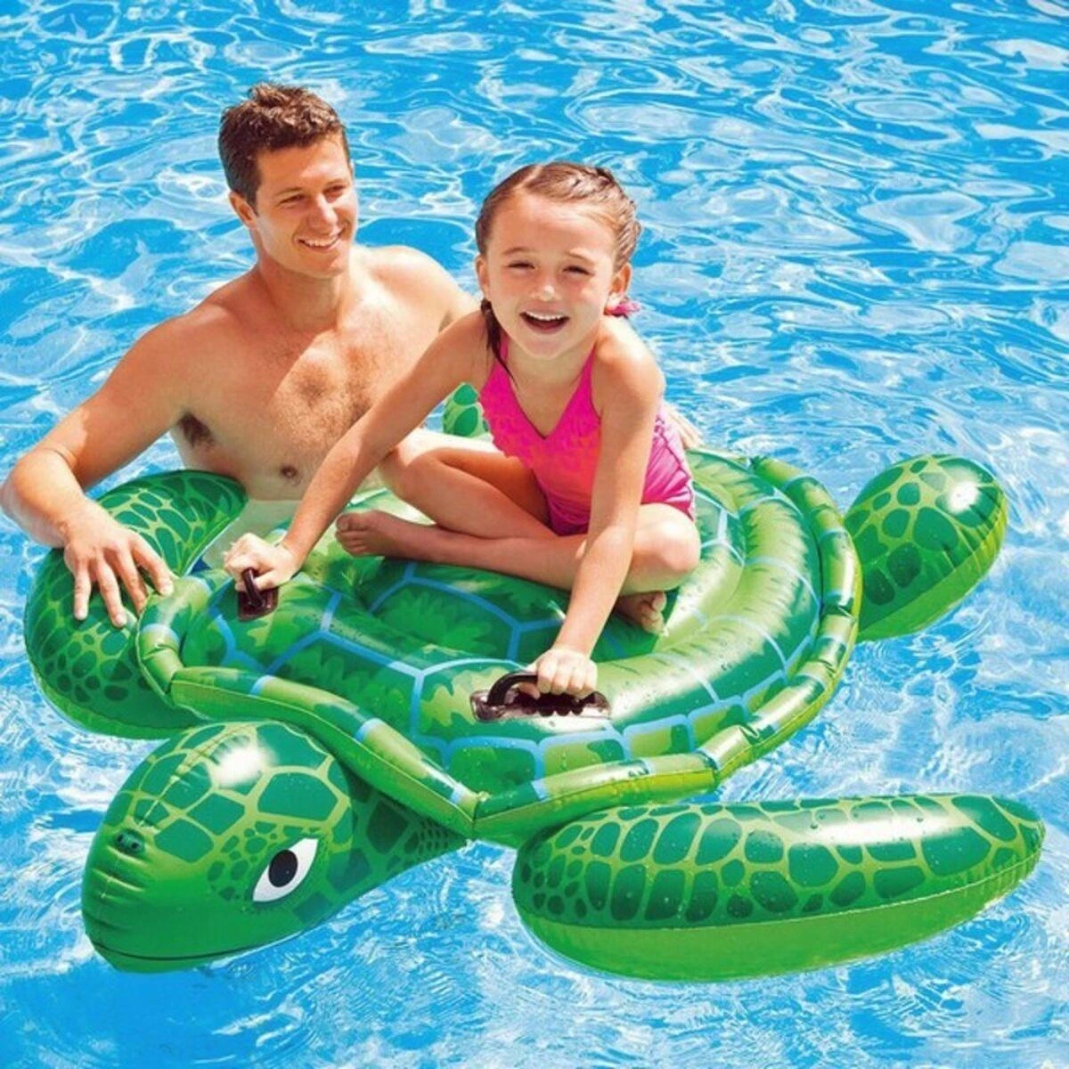 Pripučiamas plaukimo čiužinys Vėžlys, Intex, 150 cm