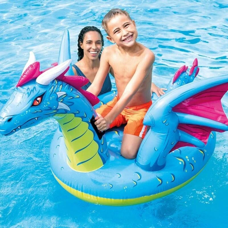 Intex Dragon Ride-on Pripučiamas plaustas, 201x191cm