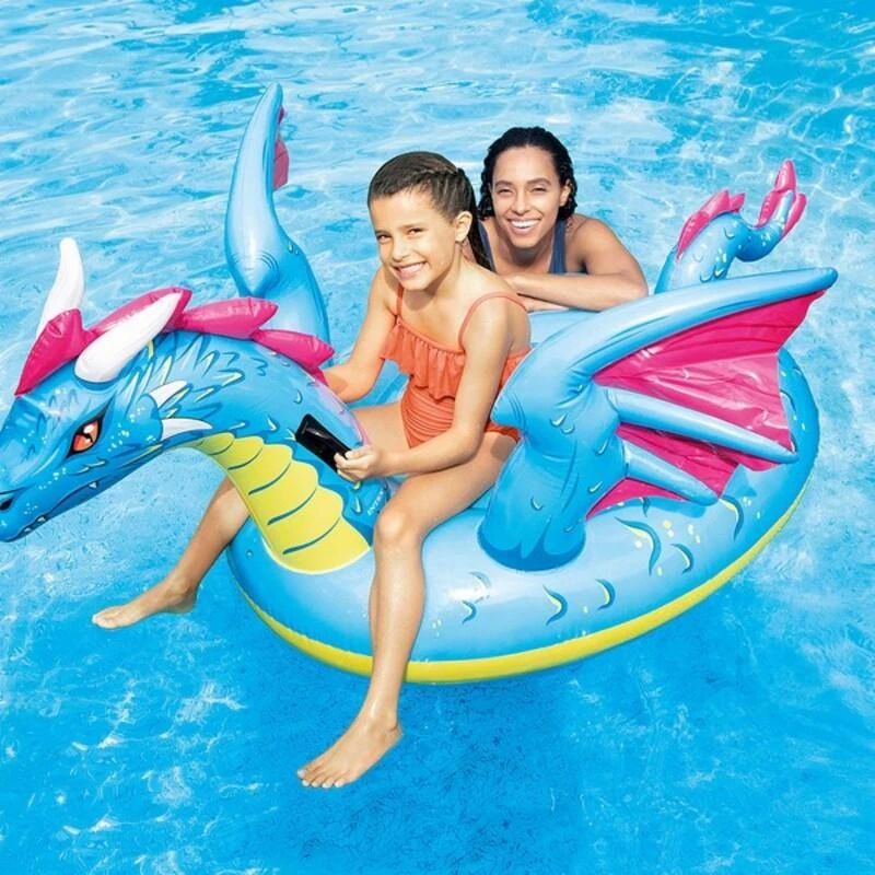 Intex Dragon Ride-on Pripučiamas plaustas, 201x191cm