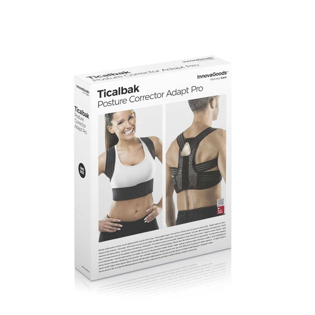 InnovaGoods Adjustable Posture Corrector Pro Ticalbak InnovaGoods